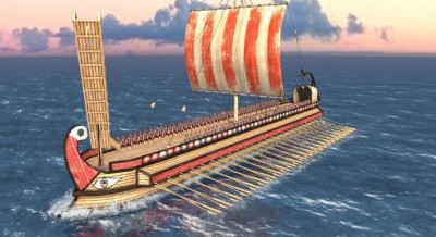 ローマ時代の軍船